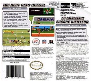 Madden NFL 2003 - Box - Back Image