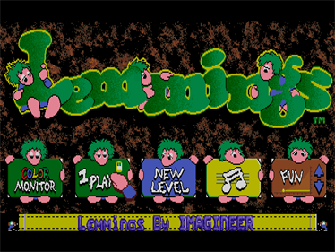 Lemmings - Screenshot - Game Title Image