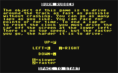 Burn Rubber - Screenshot - Game Title Image