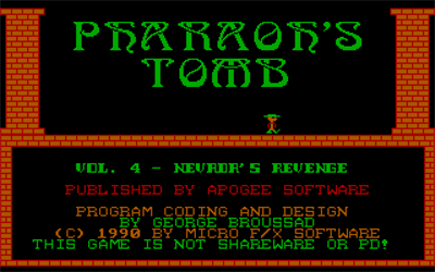 Pharaoh's Tomb - Screenshot - Game Title Image