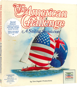 The American Challenge: A Sailing Simulation - Box - 3D Image