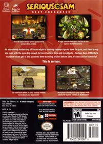 Serious Sam: Next Encounter - Box - Back Image