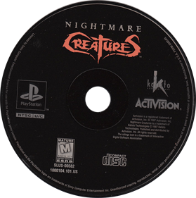 Nightmare Creatures - Disc Image