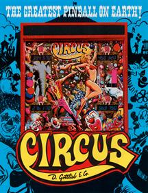 Circus (Gottlieb) - Advertisement Flyer - Front Image