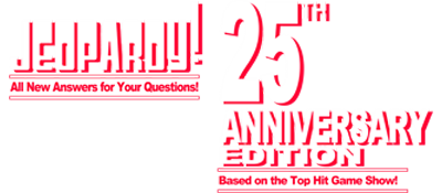 Jeopardy! 25th Anniversary Edition - Clear Logo Image