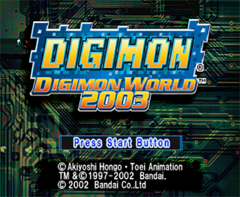 Digimon World 3 - Screenshot - Game Title Image