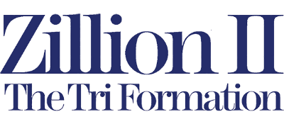 Zillion II: The Tri Formation - Clear Logo Image