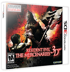 Resident Evil: The Mercenaries 3D - Box - 3D Image