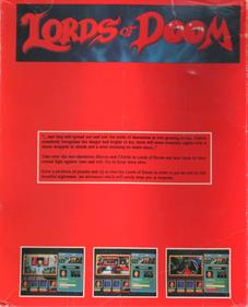 Lords of Doom - Box - Back Image