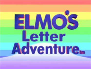 Sesame Street: Elmo's Letter Adventure - Screenshot - Game Title Image
