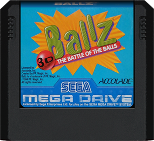 Ballz 3D: Fighting at Its Ballziest - Cart - Front Image