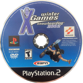 ESPN Winter X-Games Snowboarding 2002 - Disc Image