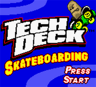Tech Deck Skateboarding - Screenshot - Game Title Image