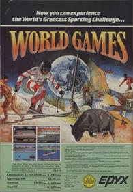 World Games  - Advertisement Flyer - Front Image