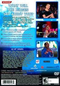 Karaoke Revolution Presents: American Idol - Box - Back Image