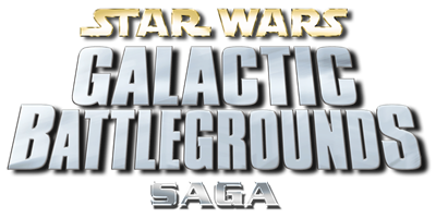 Star Wars Galactic Battlegrounds Saga - Clear Logo Image