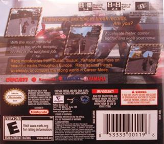 Suzuki Super-Bikes II: Riding Challenge - Box - Back Image