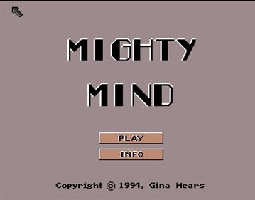 Mighty Mind - Screenshot - Game Title Image