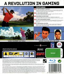 Tiger Woods PGA Tour 08 - Box - Back Image