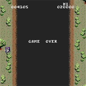 Spy Hunter - Screenshot - Game Over Image