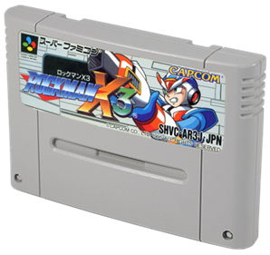 Mega Man X3 - Cart - 3D Image