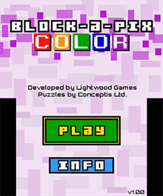 Block-a-Pix Color - Screenshot - Game Title Image