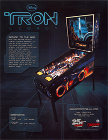 Tron Legacy - Advertisement Flyer - Front Image