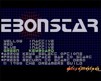 Ebonstar - Screenshot - Game Select Image