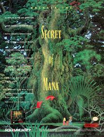 Secret of Mana - Advertisement Flyer - Front Image