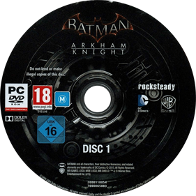 Batman: Arkham Knight - Disc Image