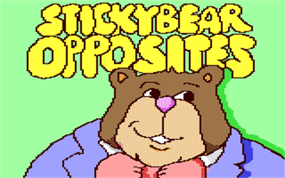 Stickybear Opposites - Screenshot - Game Title Image