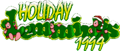 Holiday Lemmings (1994) - Clear Logo Image