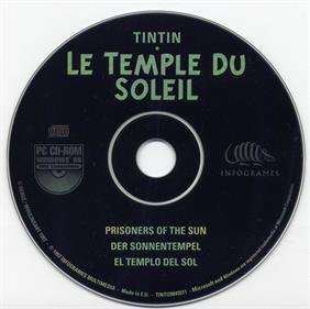 The Adventures of Tintin: Prisoners of the Sun - Disc Image