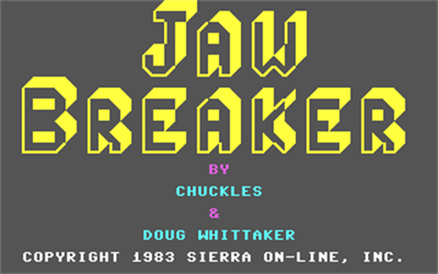 Jawbreaker II - Screenshot - Game Title Image