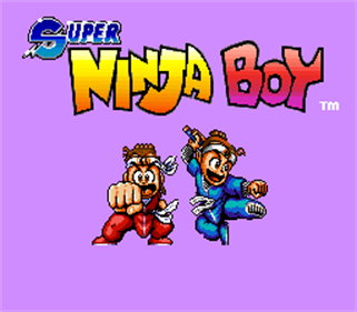 Super Ninja Boy - Screenshot - Game Title Image