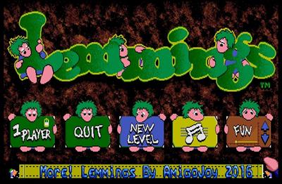 More! Lemmings - Screenshot - Game Select Image