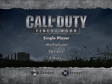 Call of Duty: Finest Hour - Screenshot - Game Select Image