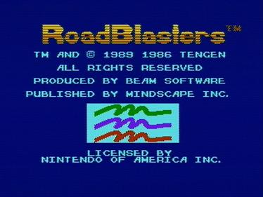 RoadBlasters - Screenshot - Game Title Image