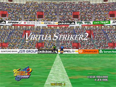 Virtua Striker 2 Ver. 2000 - Screenshot - Game Title Image
