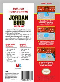 Jordan Vs Bird: One on One - Box - Back Image