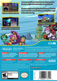 Shantae and the Pirate's Curse - Fanart - Box - Back Image