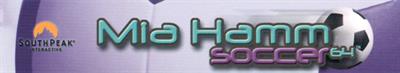 Mia Hamm Soccer 64 - Banner Image