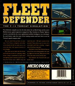 Fleet Defender: The F-14 Tomcat Simulation - Box - Back Image