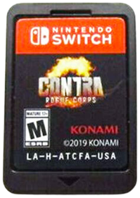 Contra Rogue Corps - Cart - Front Image