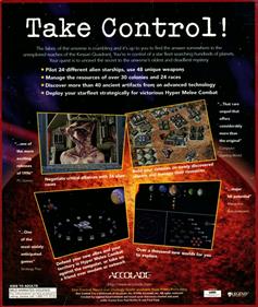 Star Control 3 - Box - Back Image