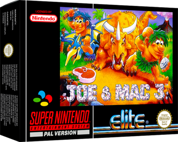 Joe & Mac 2: Lost in the Tropics - Box - 3D Image