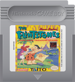 The Flintstones: King Rock Treasure Island - Fanart - Cart - Front