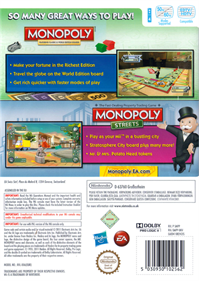 Monopoly Collection - Box - Back Image