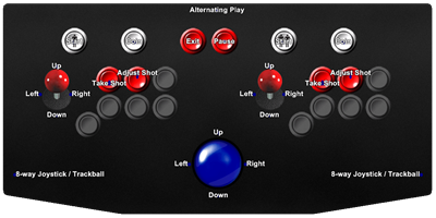 Eagle Shot Golf - Arcade - Controls Information Image