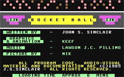 Rocket Ball - Screenshot - Game Title Image